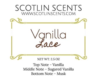 Vanilla Lace (type) | STRONG SCENTED Wax Melts | Gift Ideas |