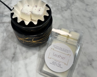Leather | STRONG SCENTED Wax Melts | Gift Ideas |