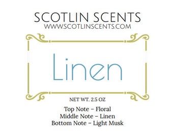 Linen | STRONG SCENTED Wax Melts | Gift Ideas |