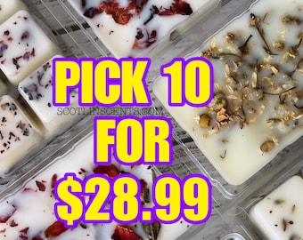 STRONG SCENTED Wax Melts PICK 10 |  Gift Ideas | Spring Scents | summer wax melts