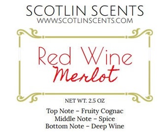 Red Wine Merlot | STRONG SCENTED Wax Melts