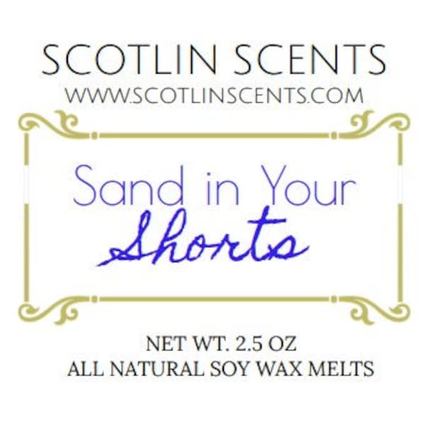 Sand in Your Shorts | STRONG SCENTED Wax Melts