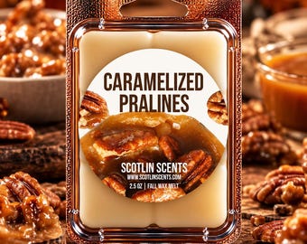 Caramelized Praline| STRONG SCENTED Wax Melts | Gift Ideas |