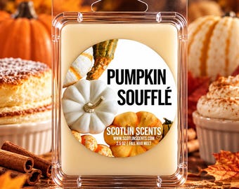 Pumpkin Soufflé | STRONG SCENTED Wax Melts | Gift Ideas |