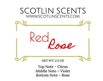 Red Rose | STRONG SCENTED Wax Melts | Gift Ideas |