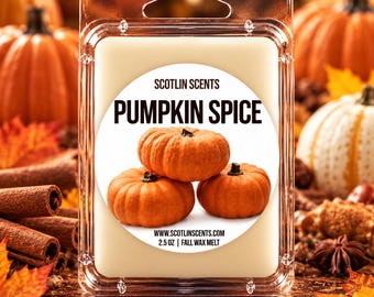 Pumpkin Spice | STRONG SCENTED Wax Melts | Gift Ideas |