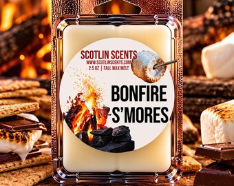Bonfire S'mores | STRONG SCENTED Wax Melts | Gift Ideas |