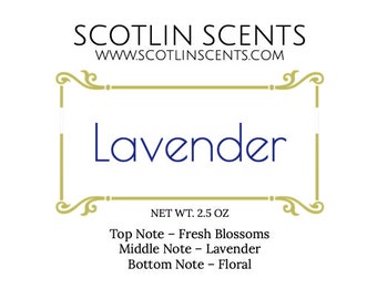 Lavanda / Ceras derretidas con AROMA FUERTE / Ideas para regalos /