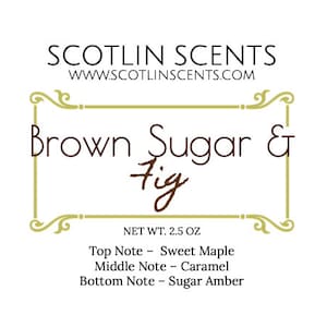 Brown Sugar and Fig (Type)  | STRONG SCENTED Wax Melts | Gift Ideas |