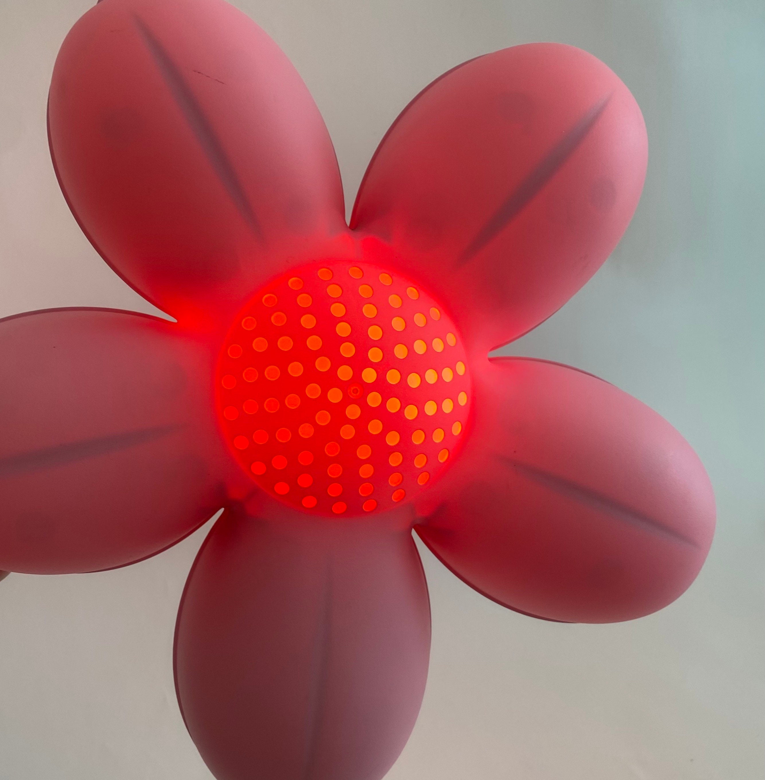 Vintage IKEA Smila Flower Pink Wall Lamp Etsy