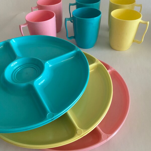 Plastic Picnic Set Etsy