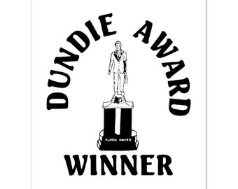 Dundie Award Winner The Office Classic Matte Paper Poster | Physical Print