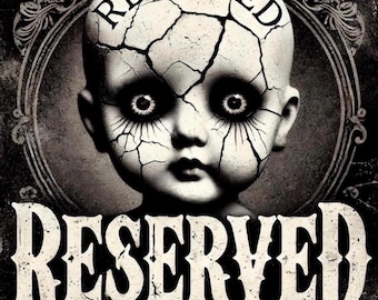 Reservado para Jezabel, alma amada de “Benjamin”, extraña e inusual muñeca embrujada y espeluznante, no es un juguete, recipiente paranormal activo.