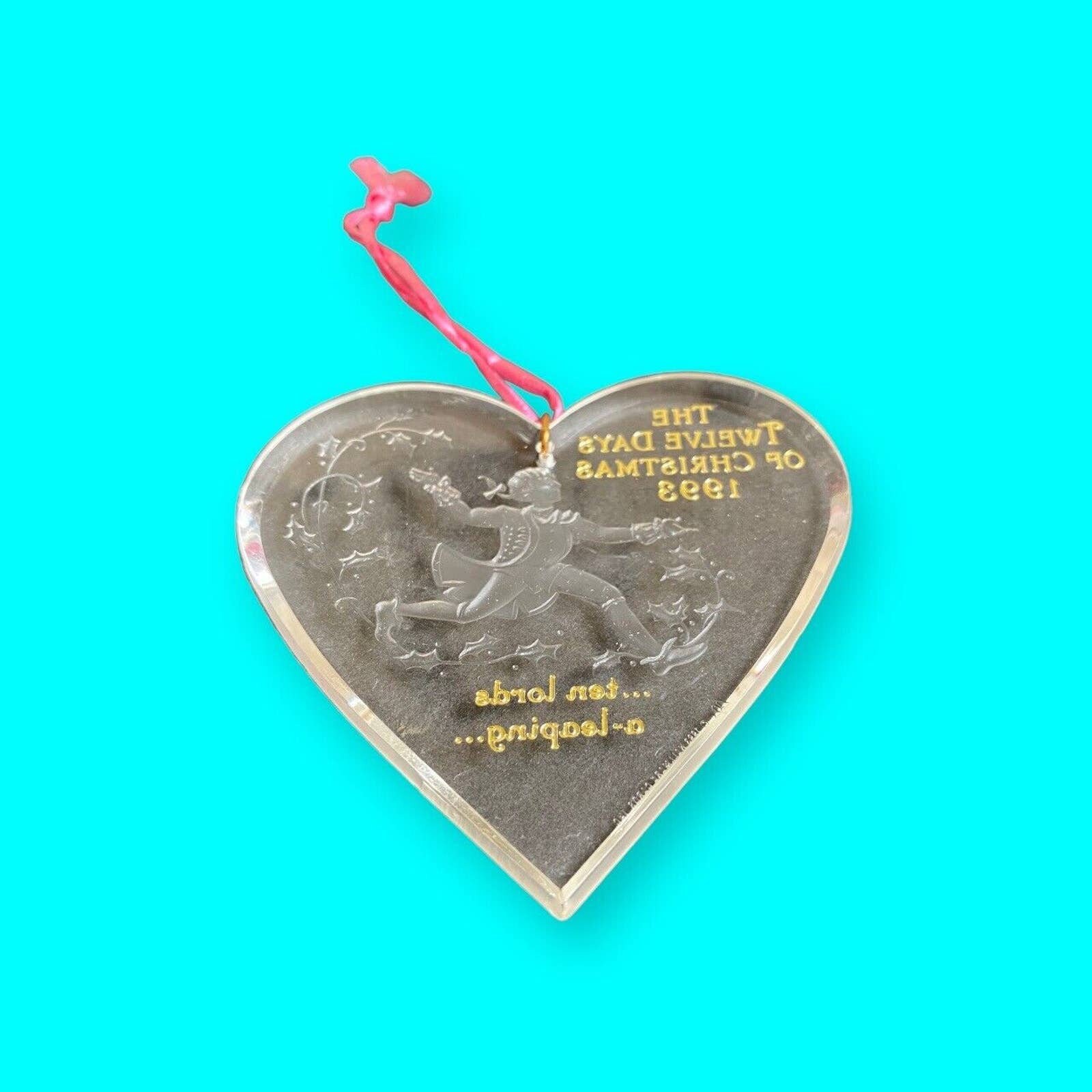 1993 Hallmark Keepsake Ornament Ten Lords A Leaping Twelve Days of