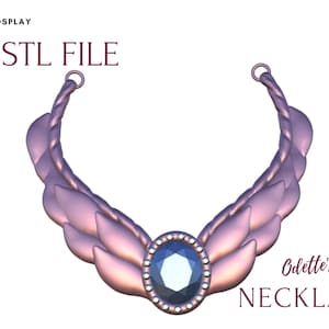 Odette Necklace - Digital File, 3D Printable File