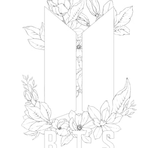 BTS Graphics, Painting, Watercolor, Clip Art Digital Files 300dpi, PNG ...