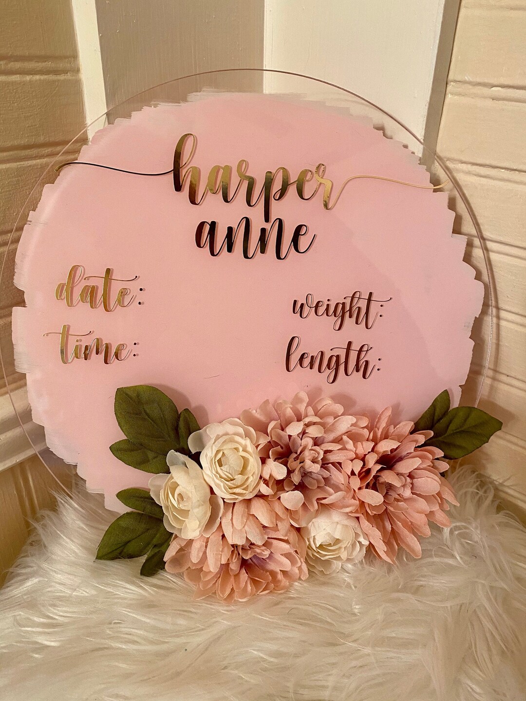 Custom Birth Announcement Sign Birth Sign Birth - Etsy