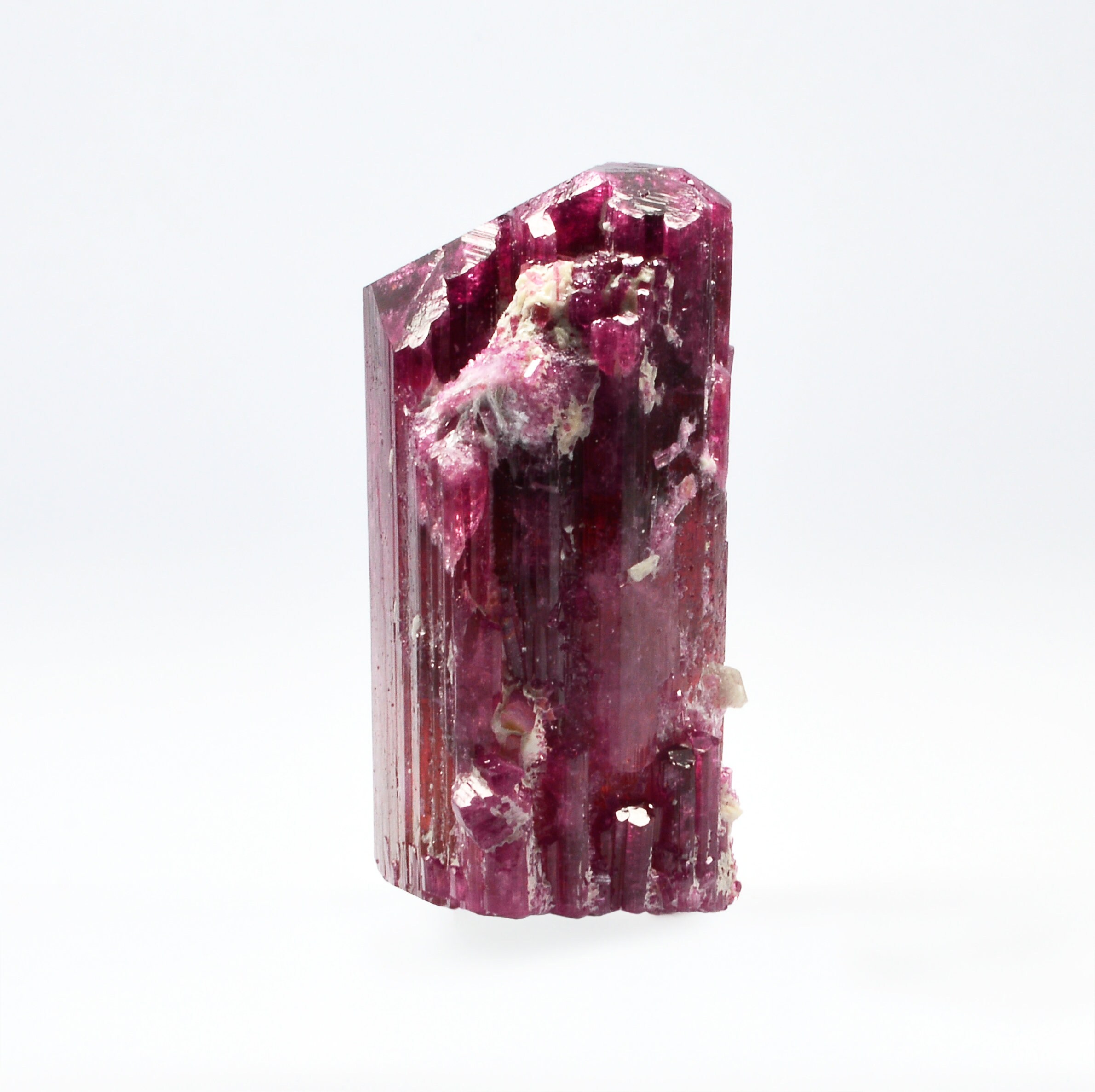 Transparent dark pink crystal of tourmaline Etsy