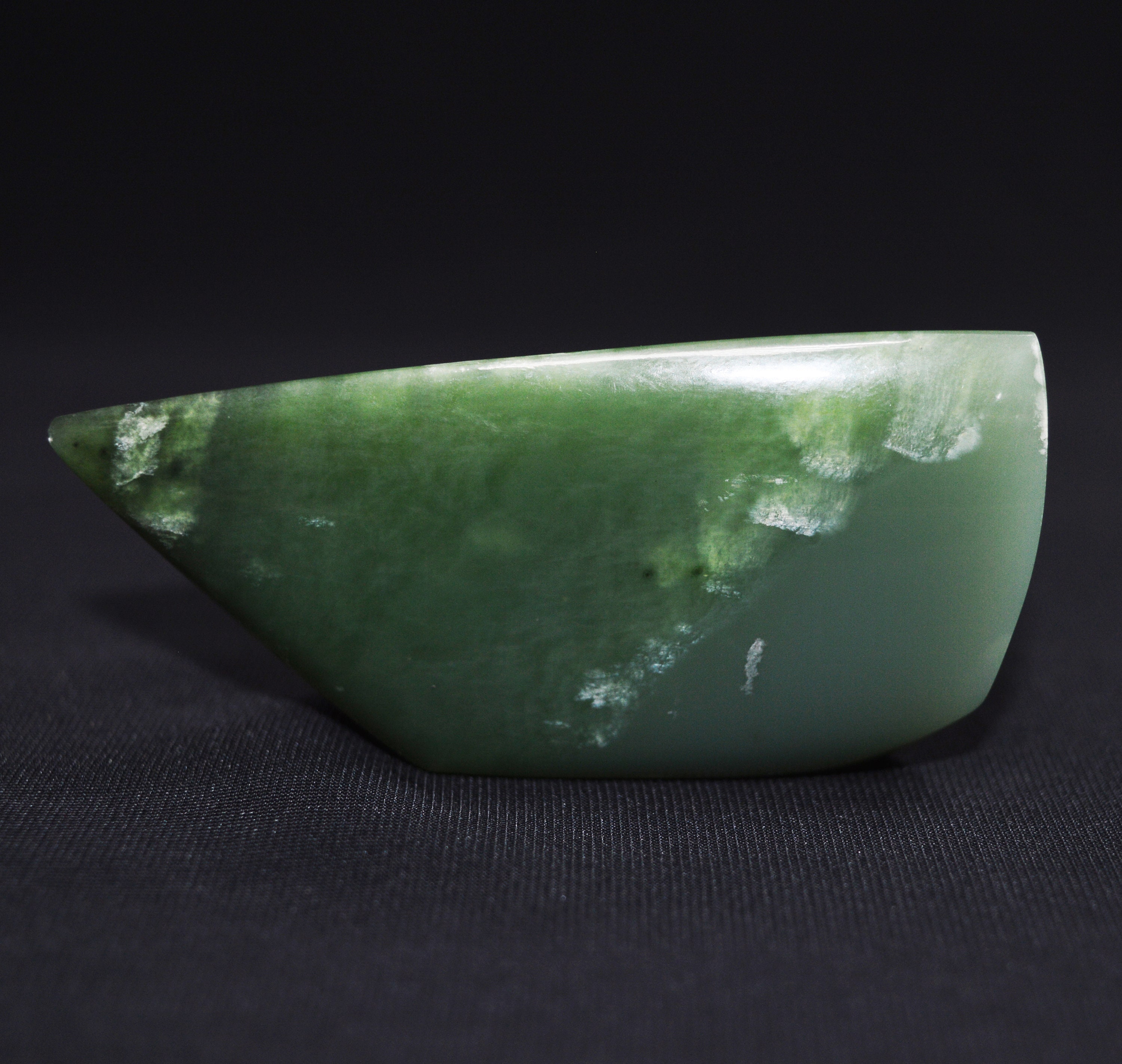 Specimen of grayishgreen jade Etsy