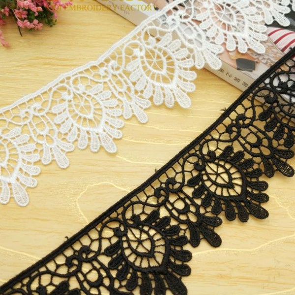 2 yards Exquisite lace Venetian lace decoration, vintage lace edge decoration, clothing and home textile decoration, skirt, DIY sewing