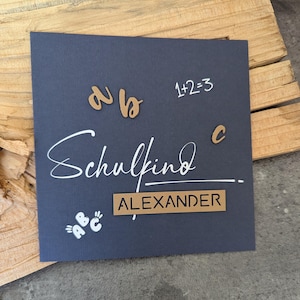 Karte zur Einschulung Artikel Nr. 0066