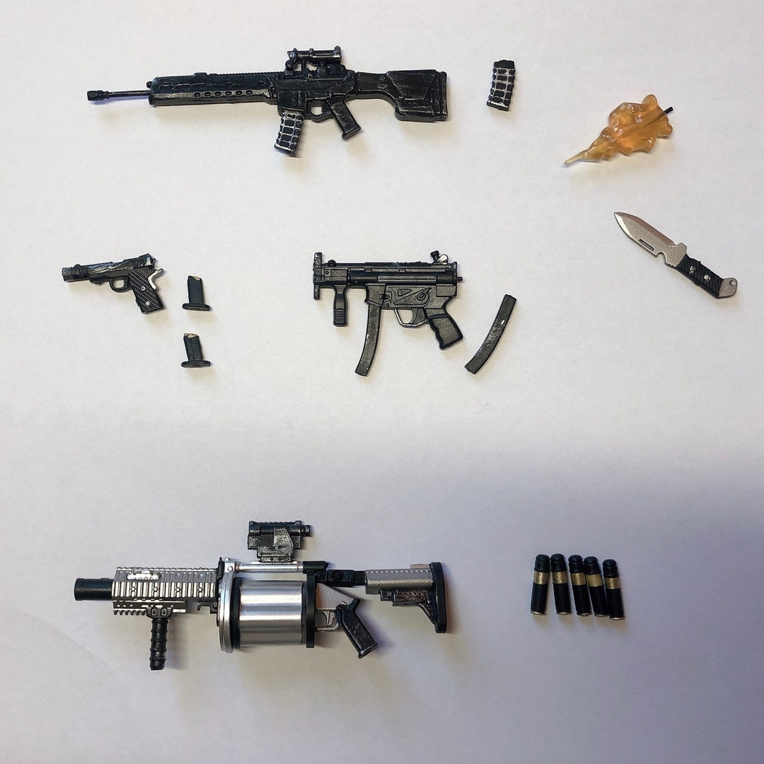 112 Action Figure Weapon Set Etsy