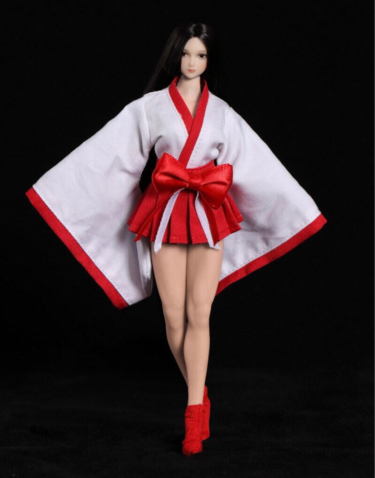 Kimono Dress for 1/12 Action Figure Etsy