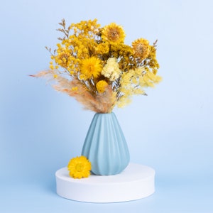 Trockenblumen Bouquet Klein in Geschenk Box - Blumenstrauß zum Basteln - Natürlich Boho Deko