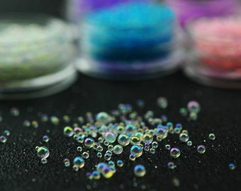 Irisierende Mini-Perlen för Epoxidharz, Resin och zum Basteln - Ein Hauch von Seifenblasen Magie