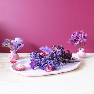 Getrocknete Blumen Weiß, Rosa, Lila, Natur zum Basteln, Ostern Kranz binden und für Epoxidharz Trockenblumen auch als Deko Bild 5
