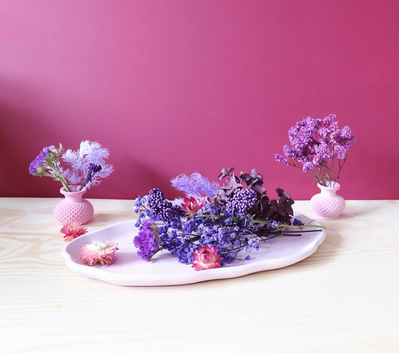 Getrocknete Blumen Weiß, Rosa, Lila, Natur zum Basteln, Ostern Kranz binden und für Epoxidharz Trockenblumen auch als Deko Bild 5