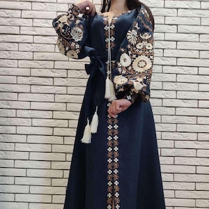 Exquisite Vyshyvanka Dress - Ukrainian dress, Unique wedding dress, Ukraine dress, Vyshyvanka Blouse