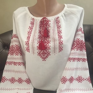 Blouse with hand embroidery Vyshyvanka Woman – Ukrainian blouse, Vyshyvanka blouse, Vyshyvanka dress, Ukrainian dress