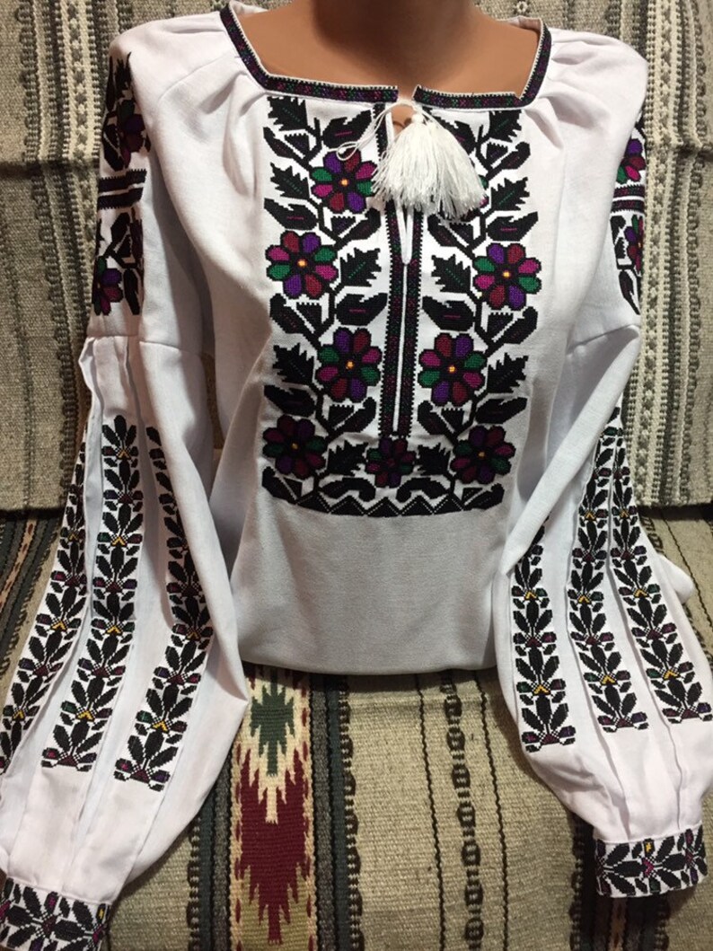 Vyshyvanka Ukraine Embroidered Blouses Tmsavchuk Etsy