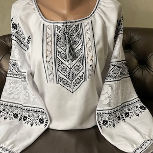 Ukrainian Vyshyvanka in Sokalska style – Ukrainian blouse, Vyshyvanka blouse in traditional style