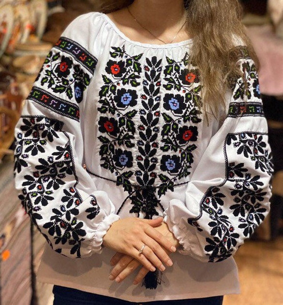 Vyshyvanka Ukraine Handmade Embroidered Blouses TMSavchuk | Etsy