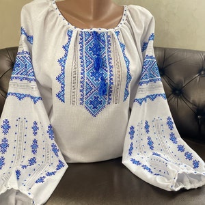 Hand embroidery Vyshyvanka Woman – Ukrainian blouse, Vyshyvanka blouse, Vyshyvanka dress, Ukrainian dress