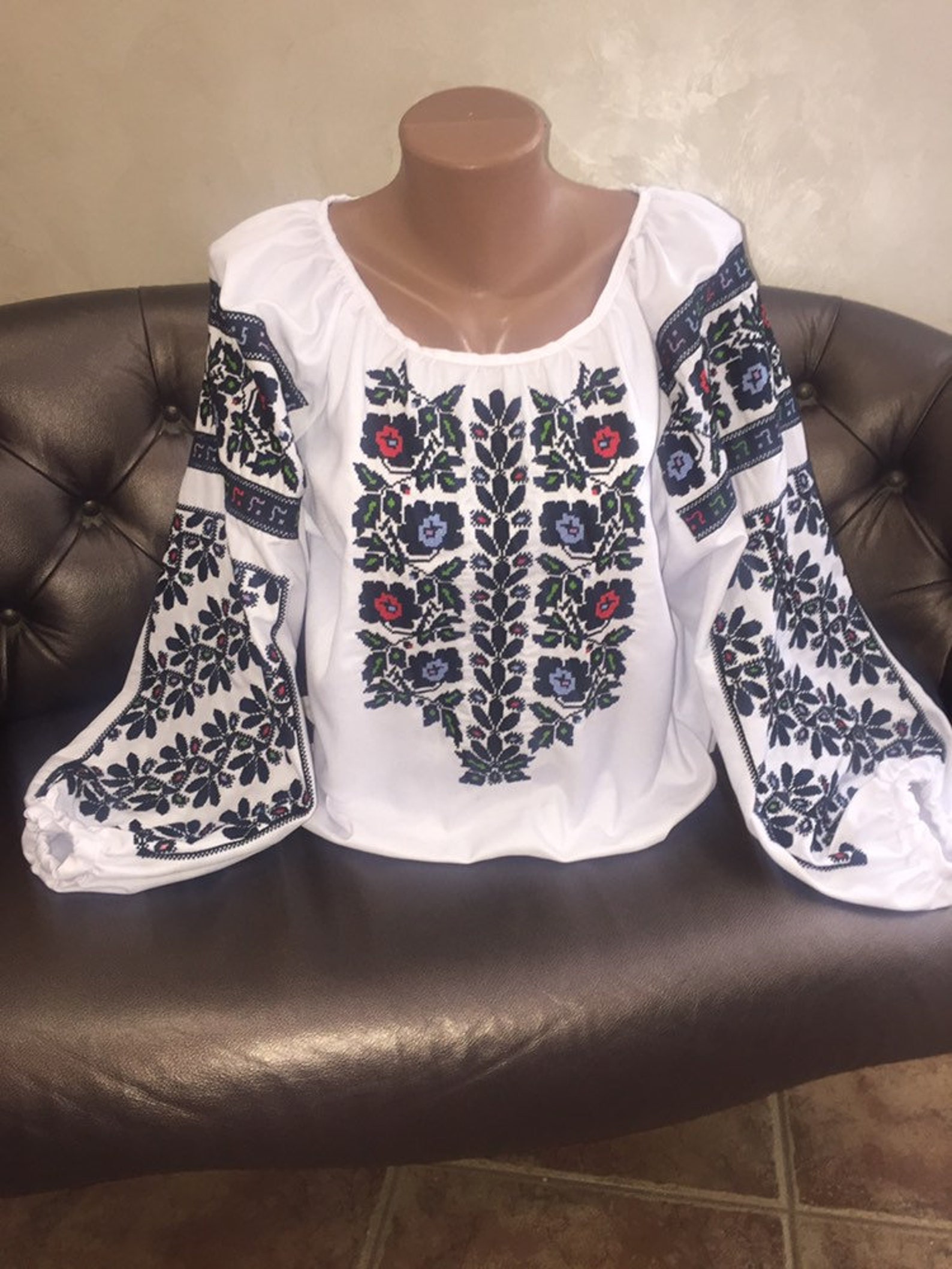 Vyshyvanka Ukraine Handmade Embroidered Blouses TMSavchuk Etsy