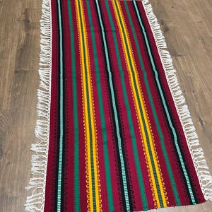 Ethnic Ukrainian woven path, Ukrainian carpet, kitchen path, terrace path, Hutsul carpet, kitchen decor, Made in Ukraine,  51*27inch, D-0184