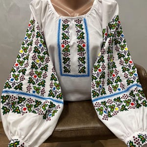 Grape Vyshyvanka Woman – Ukrainian blouse, Vyshyvanka blouse, Vyshyvanka dress, Ukrainian dress