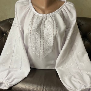 Vyshyvanka Woman with hand embroidery – Ukrainian blouse, Vyshyvanka blouse, Vyshyvanka dress, Ukrainian dress