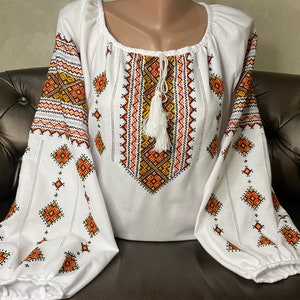 Hand embroidery Vyshyvanka Woman – Vyshyvanka dress, Ukrainian blouse, Vyshyvanka blouse, Ukrainian dress