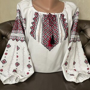 Vyshyvanka Ukraine Handmade - Embroidered Blouses TM”Savchuk Vyshyvanka” Ukrainian sorochka photo12size