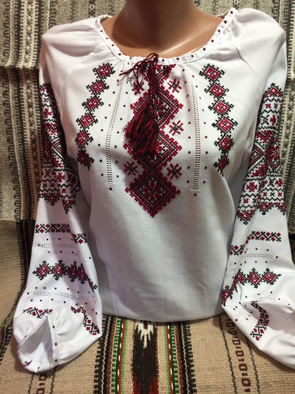 Vyshyvanka Ukraine Handmade Embroidered Blouses Tmsavchuk | Etsy