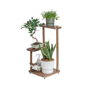 15 tier Wooden Plant Storage Stand Flower Pot Plant Holder - Temu