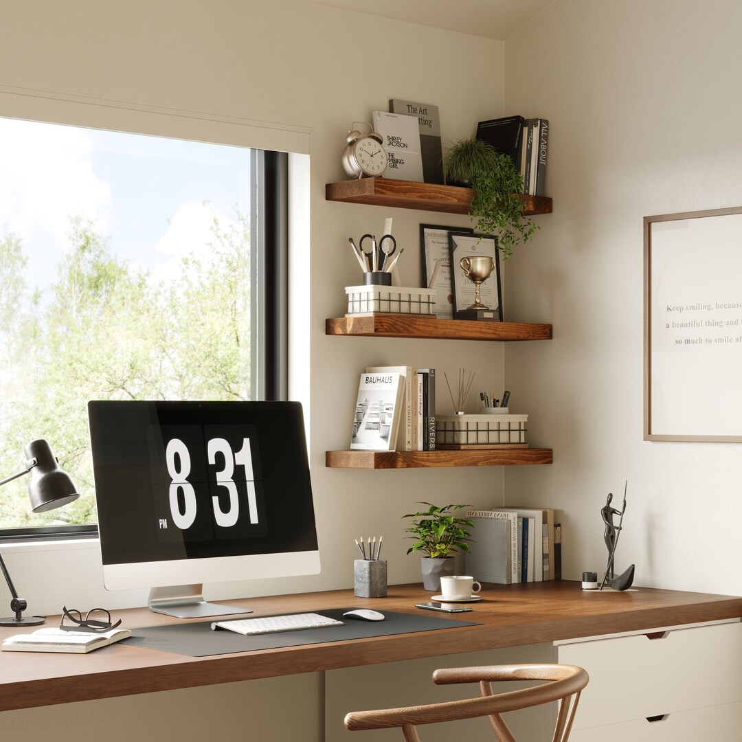 Wood Shelves Floating Shelves Wall Shelves Kitchen Shelves Etsy