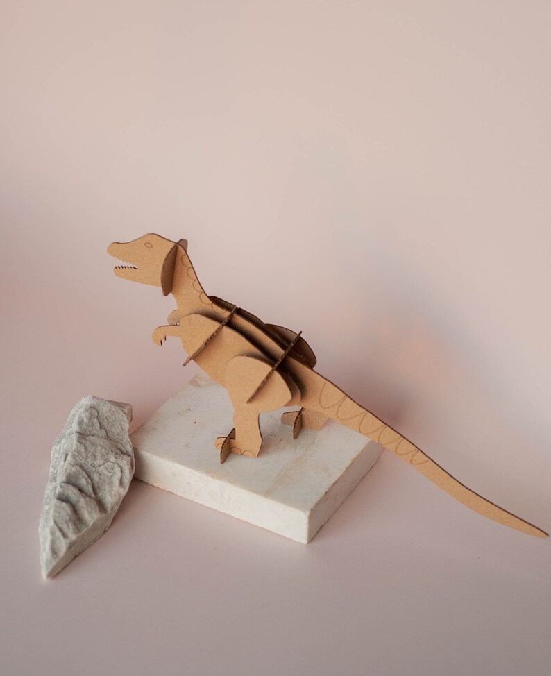 Dinosaur T Rex Model DIY Kit Dinosaur Toy Cardboard Cutouts | Etsy