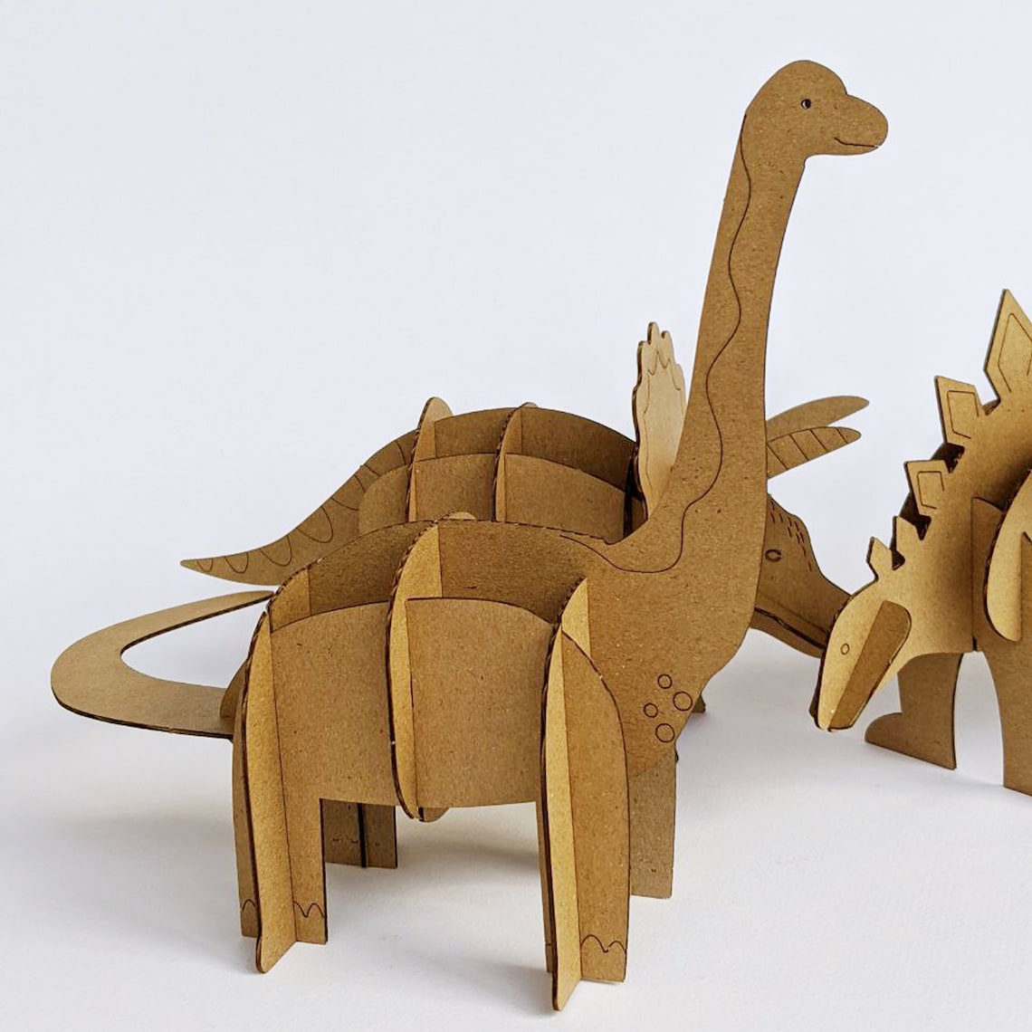 Dinosaur T Rex Model DIY Kit Dinosaur Toy Cardboard Cutouts Etsy