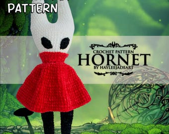 Padrão de crochê Hornet Hollow Knight Silksong em PDF *NÃO é um produto físico!*