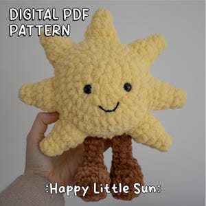 Happy Little Sun Crochet Pattern PDF Pattern *NOT a physical product!*